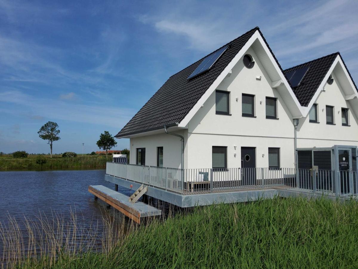 Nr 110 - Ferienhaus Seeperle Pfahlhaus Auf Der Harle Carolinensiel Buitenkant foto